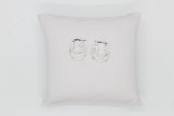 Sterling Silver Double Hoop Earrings