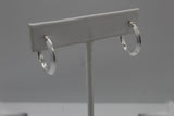 Simple Sterling Silver Hoop Earrings