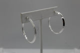 Simple Sterling Silver Hoop Earrings
