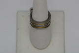 Silver and Gold Plated Stainless Steel Ring