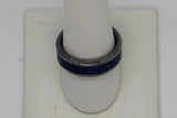 Blue Stainless Steel Ring