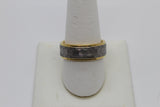 Silver and Gold Plated Stainless Steel Ring