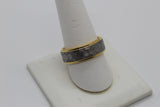 Silver and Gold Plated Stainless Steel Ring