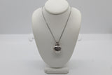 Sterling Silver Cubic Zirconia Clam Shell Pendant