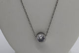 Sterling Silver Cubic Zirconia Pendant