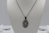Sterling Silver Sparkly Butterfly Pendant