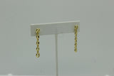 Gold Plated Link Earrings