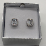 CZ Earrings (Square or Rectangle)