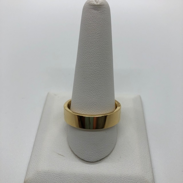 Titanium and Brass Ring