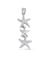 CZ Starfish Necklace