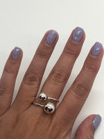 Silver Ball Ring