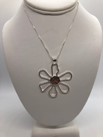 Mother/Daughter Flower Necklace