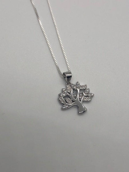 CZ Tree of Life Pendant