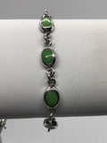 Colored Inlay Silver Bracelet