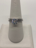 Big Single CZ Wedding Set