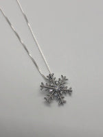 CZ Snowflake Necklace