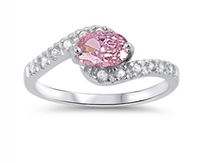 CZ Colored Ring