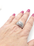 CZ Sterling Silver Cocktail Ring