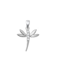 CZ Dragonfly Necklace