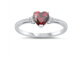 CZ Heart Ring