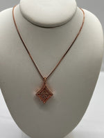 CZ Rose Gold Diamond Pendant