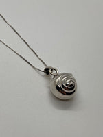 Sterling Silver Conch or Sea Shell Necklace