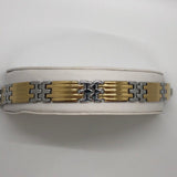Stainless Steel Gold and Silver Men's Bracelet
