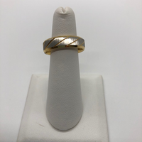 Stainless and Brass Ring