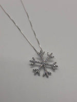 CZ Snowflake Necklace