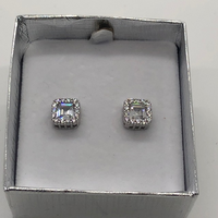 CZ Earrings (Square or Rectangle)