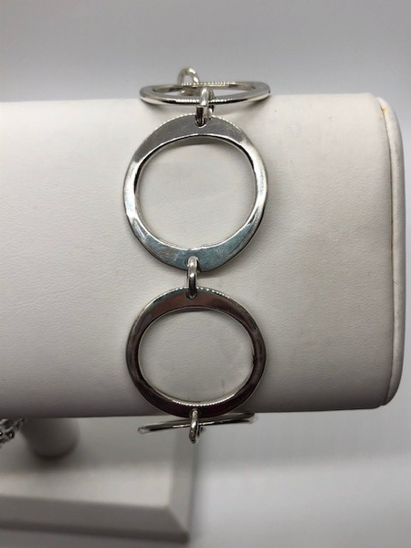 Silver Circle Bracelet
