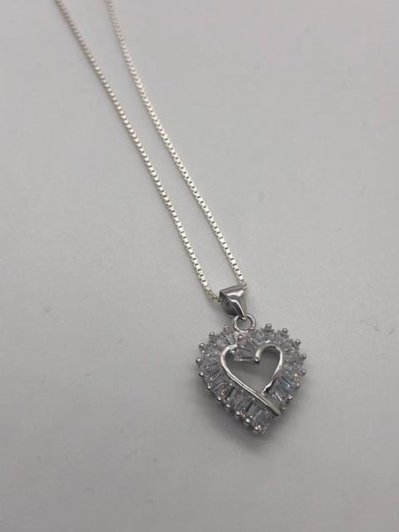 CZ Heart Necklace